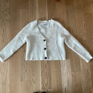Ganni cream colored size xs